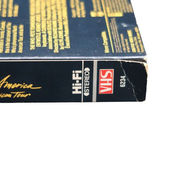 The Who Rocks America 1982 American Tour VHS Videotape 1984 CBS Fox Vintage - Picture 6 of 8